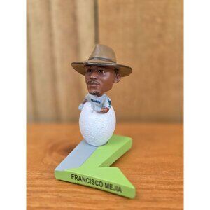 Francisco Mejia Bobblehead Figurine On Green Base With Hat By Promotional Advent